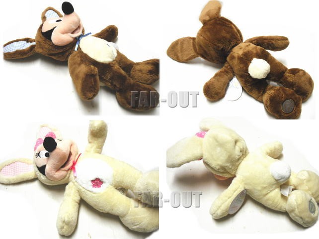 ミッキー&ミニー イースターバニー うさぎ ぬいぐるみ 2012年 2点