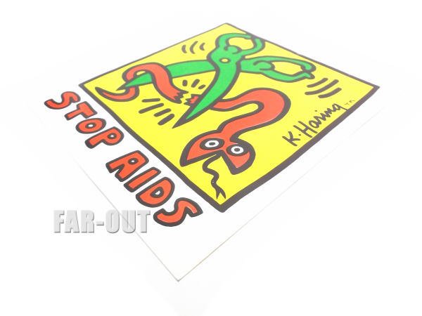 キース・ヘリング アート STOP AIDS ストップ エイズ ステッカー