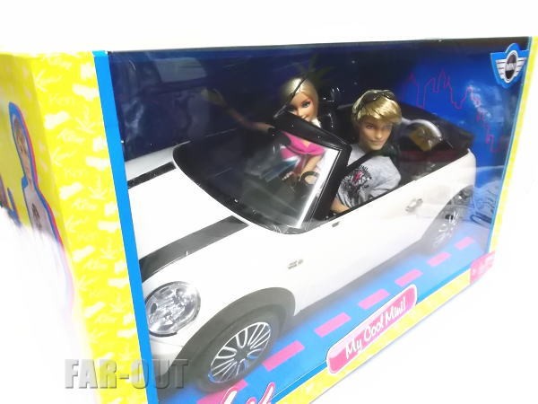 バービー&ケン BMW Mini Cooper ミニクーパー カー ホワイト オープン