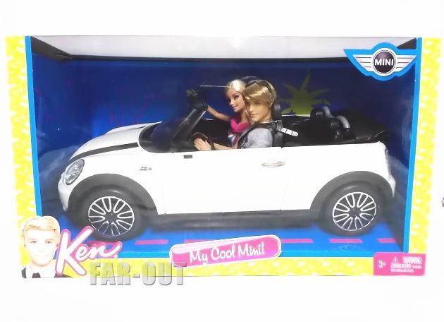 バービー&ケン BMW Mini Cooper ミニクーパー カー ホワイト オープン