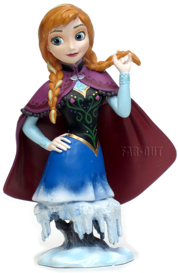 アナと雪の女王 アナ&エルサ ミニバスト 胸像 フィギュアリン 2点 