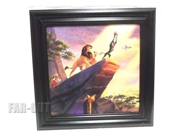 ディズニーDisneyライオンキングLIONKINGポスター 額装済み 特大 新品・未使用】ライオン・キング アートポスター ディズニー 額