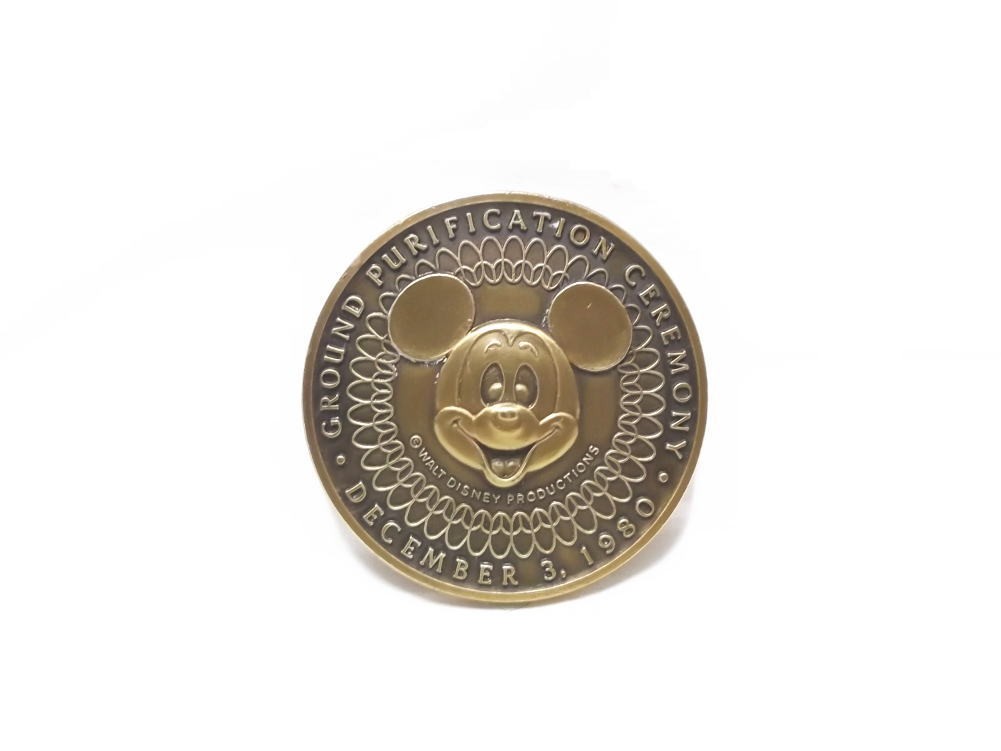 TDL 着工記念　地鎮祭　ブロンズメダル　銅メダル　非売品　ディズニー　ミッキー TDL 着工記念 地鎮祭 ブロンズメダル 銅メダル 非売品