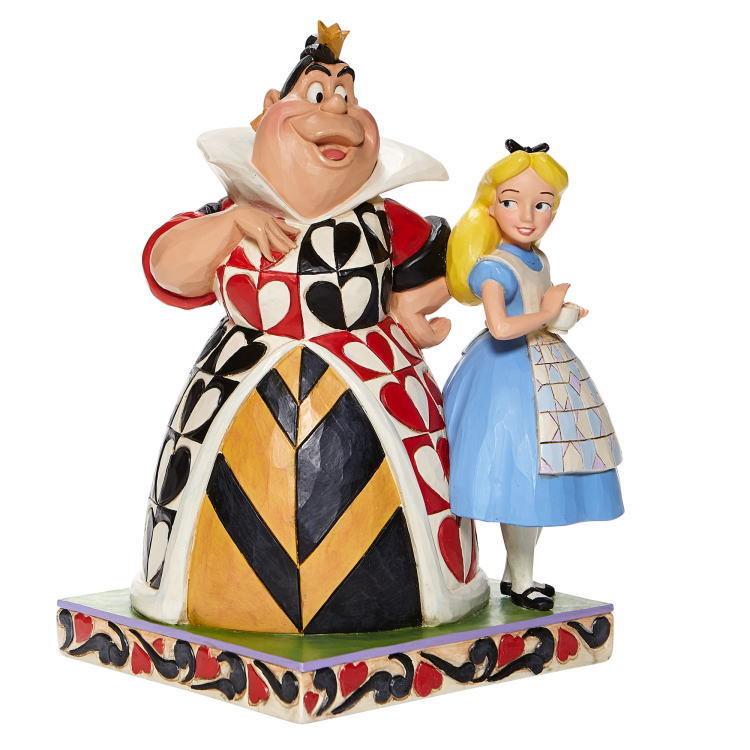 ディズニー・トラディション ふしぎの国のアリス アリス & ハートの女王 フィギュア Alice & Queen of Hearts ジム・ショア  Disney Traditions