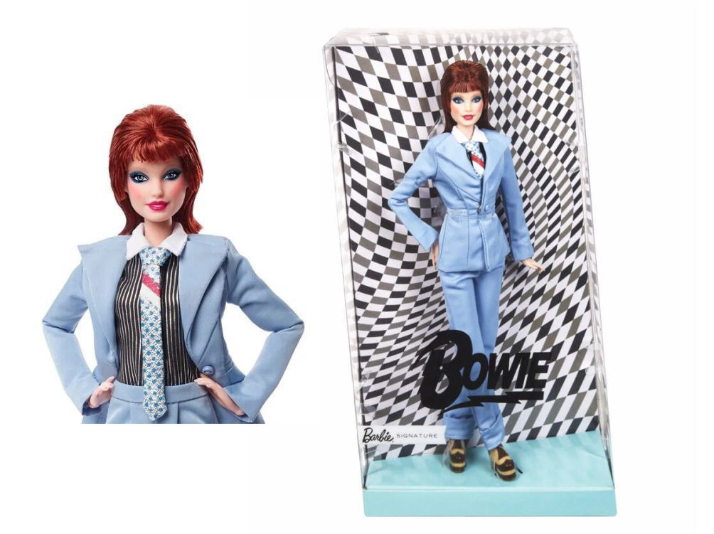 バービー デヴィッド・ボウイ ドール 人形 ブルーの上下スーツ Barbie Signature David Bowie Doll