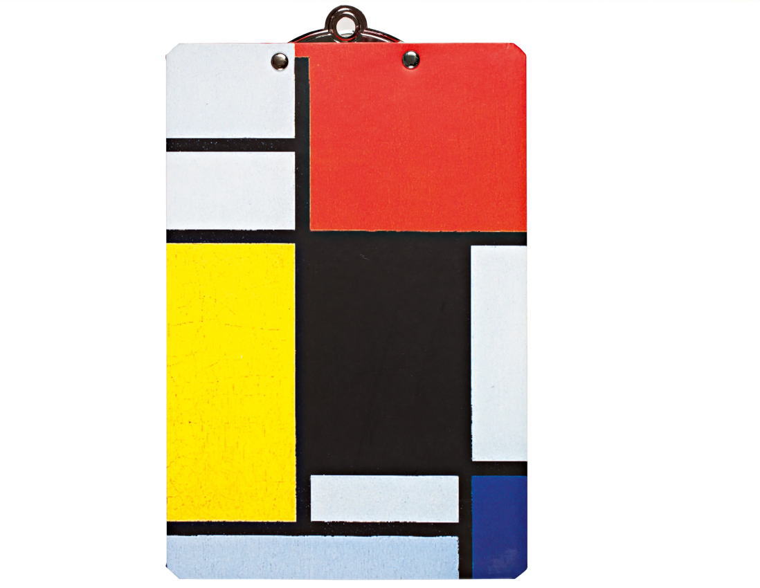 モンドリアン アート バインダー クリップボード ノート付き Piet Mondrian Art Binder｜far-out
