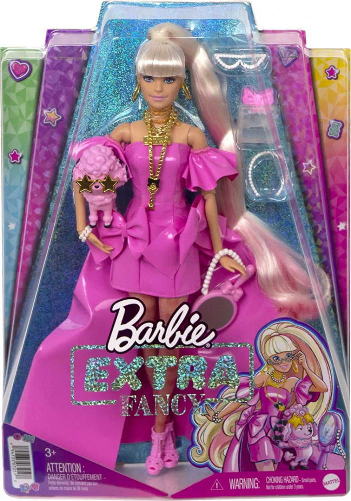 専用★バービー　ケン　カスタムドール　ピンクロングヘアー バービー エクストラ ファンシー ブロンド ロングヘア ピンク