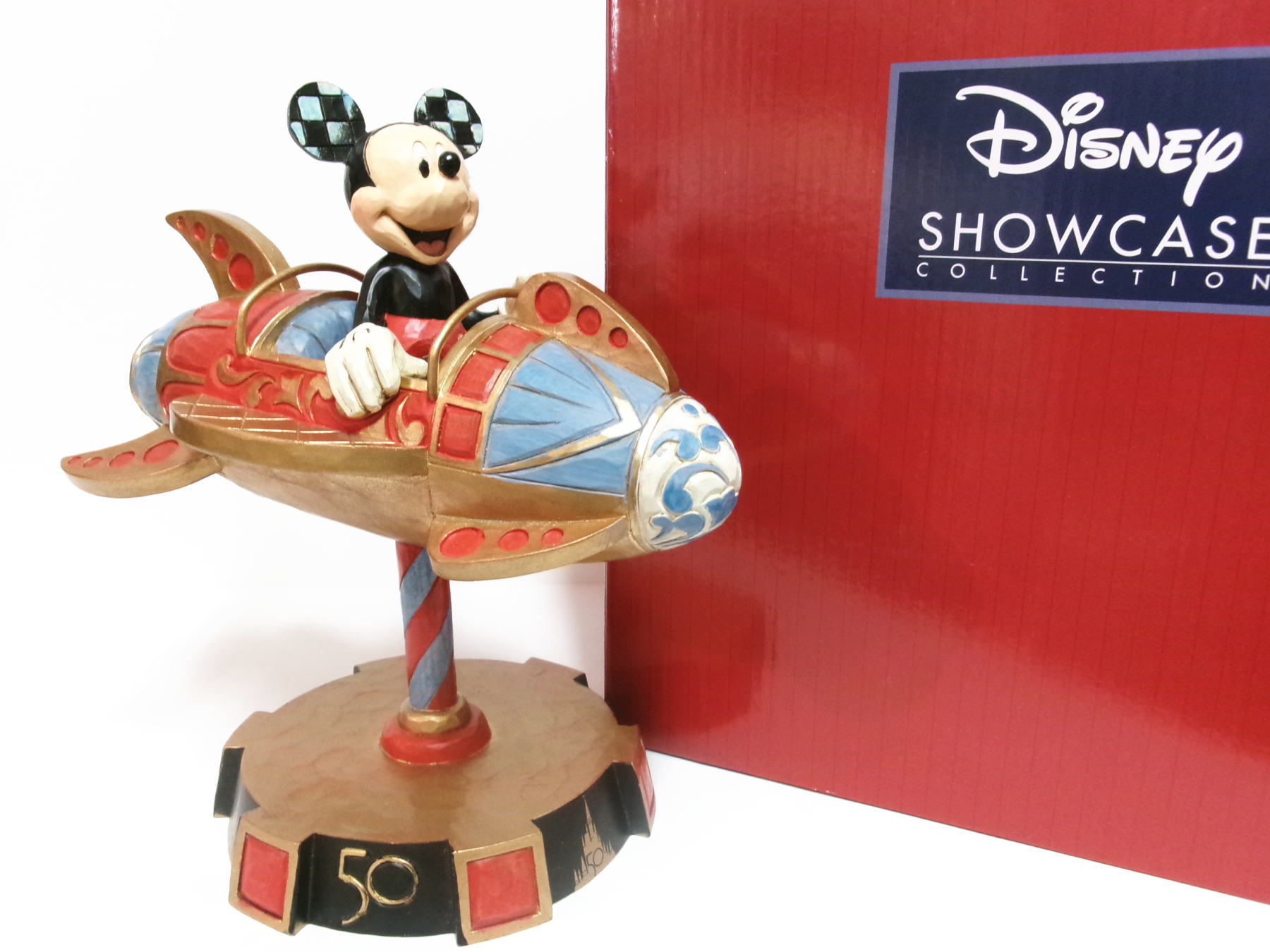 Mickey Mouse Astro Orbiter Figure by Jim Shore – Walt Disney World 50th Annivers popular