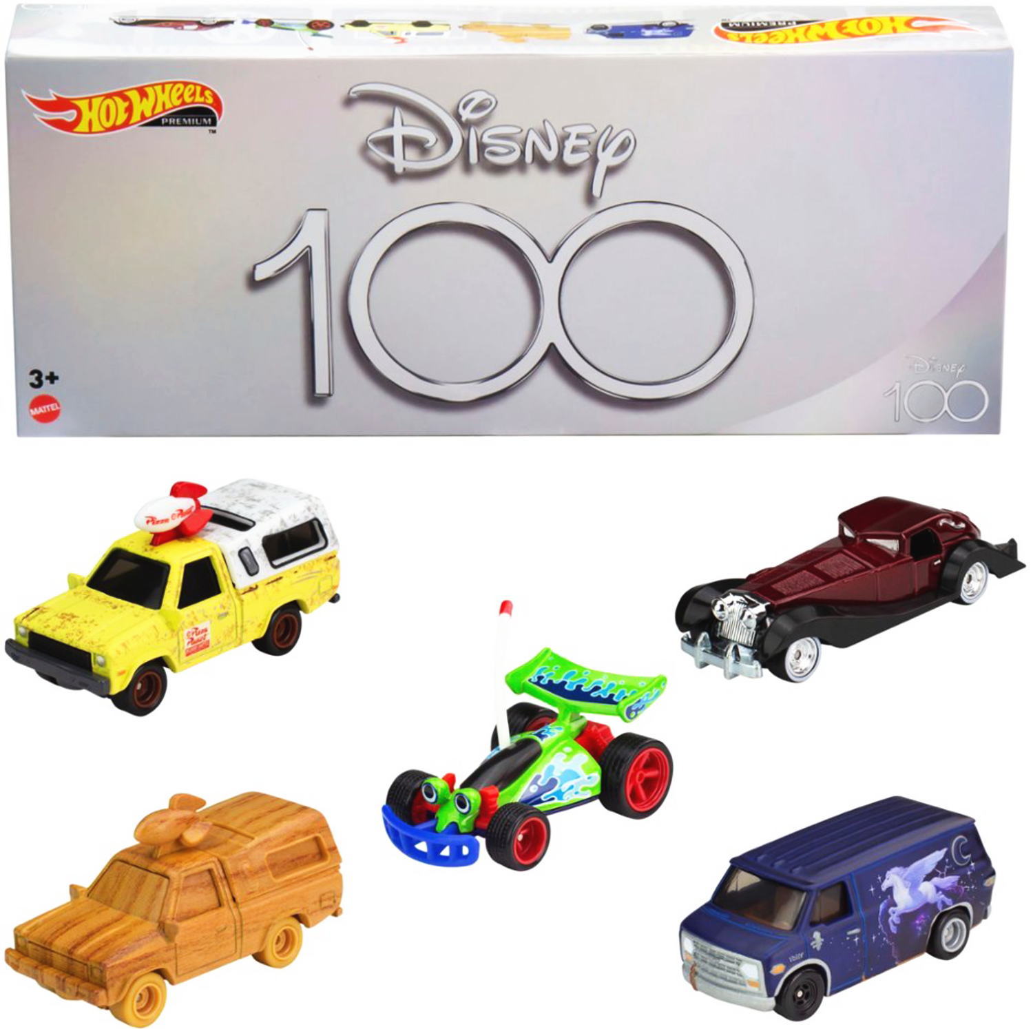 ホットウィール ディズニー100周年 キャラクターカー 6台セット-