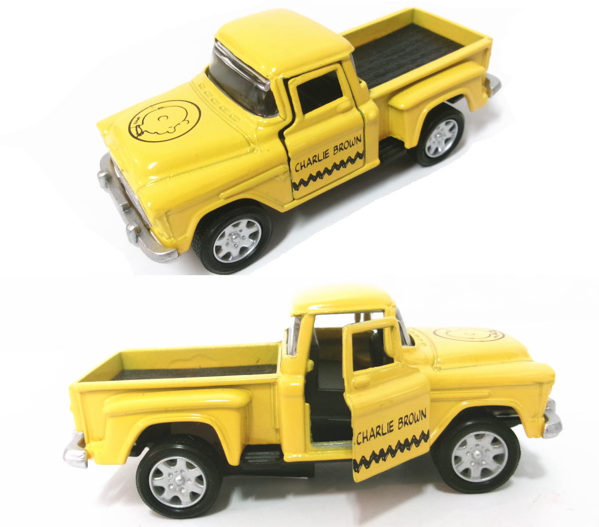 SNOOPY - 【アメリカ限定】SNOOPY トラックミニカー2台セット ピーナッツ スヌーピー＆チャーリーブラウン ダイキャストメタル