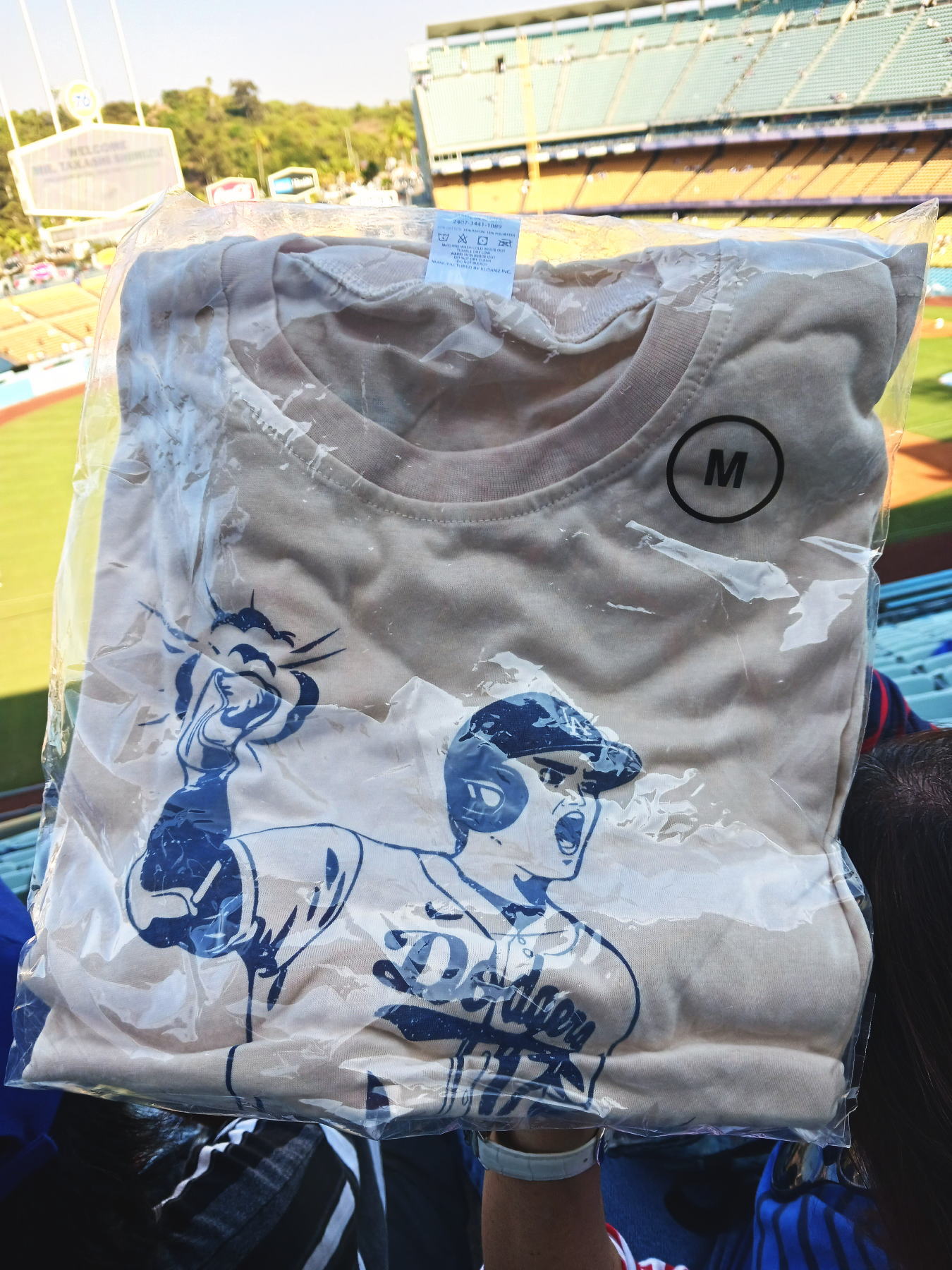 大谷翔平 LA ドジャース 2024年9月21日 球場配布 Tシャツ Mサイズ MLB 