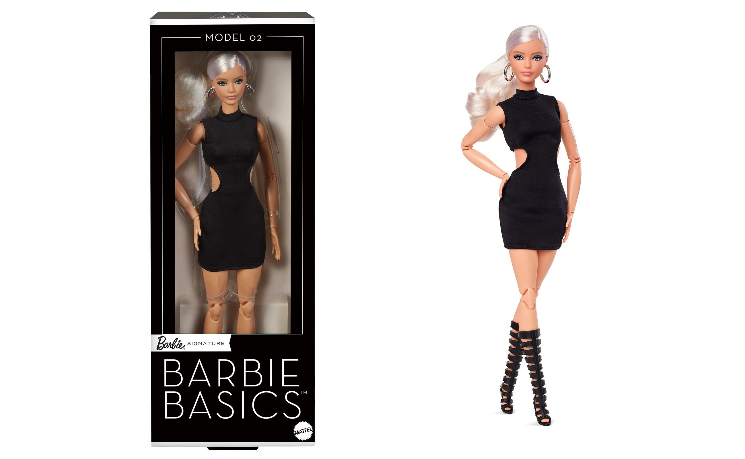 バービー ベーシック 2025 ブラチナブロンドヘア ポーザブル ドール