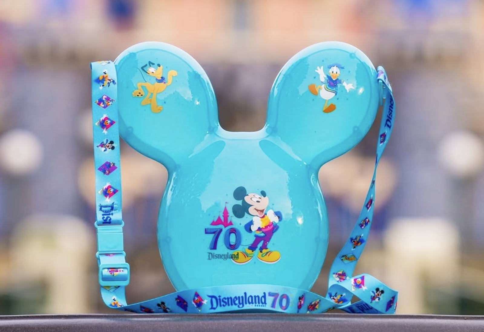 ディズニーランド 70周年限定ポップコーンバケット アナハイム 日本未発売 ディズニーランド 70周年限定 ポップコーンバケット アナハイム