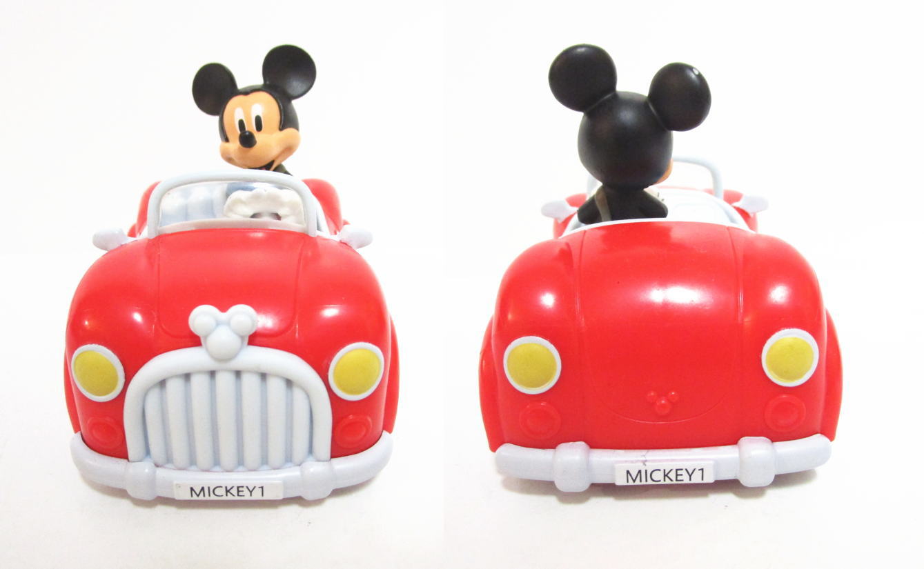 ミッキー レッド 赤 プルバックカー フィギュア ディズニーテーマ