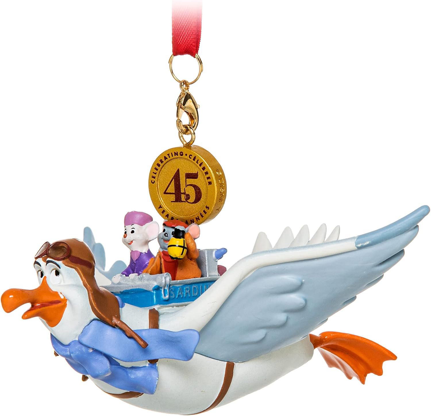 ビアンカの大冒険 45周年記念 アホウドリのオービル オーナメント