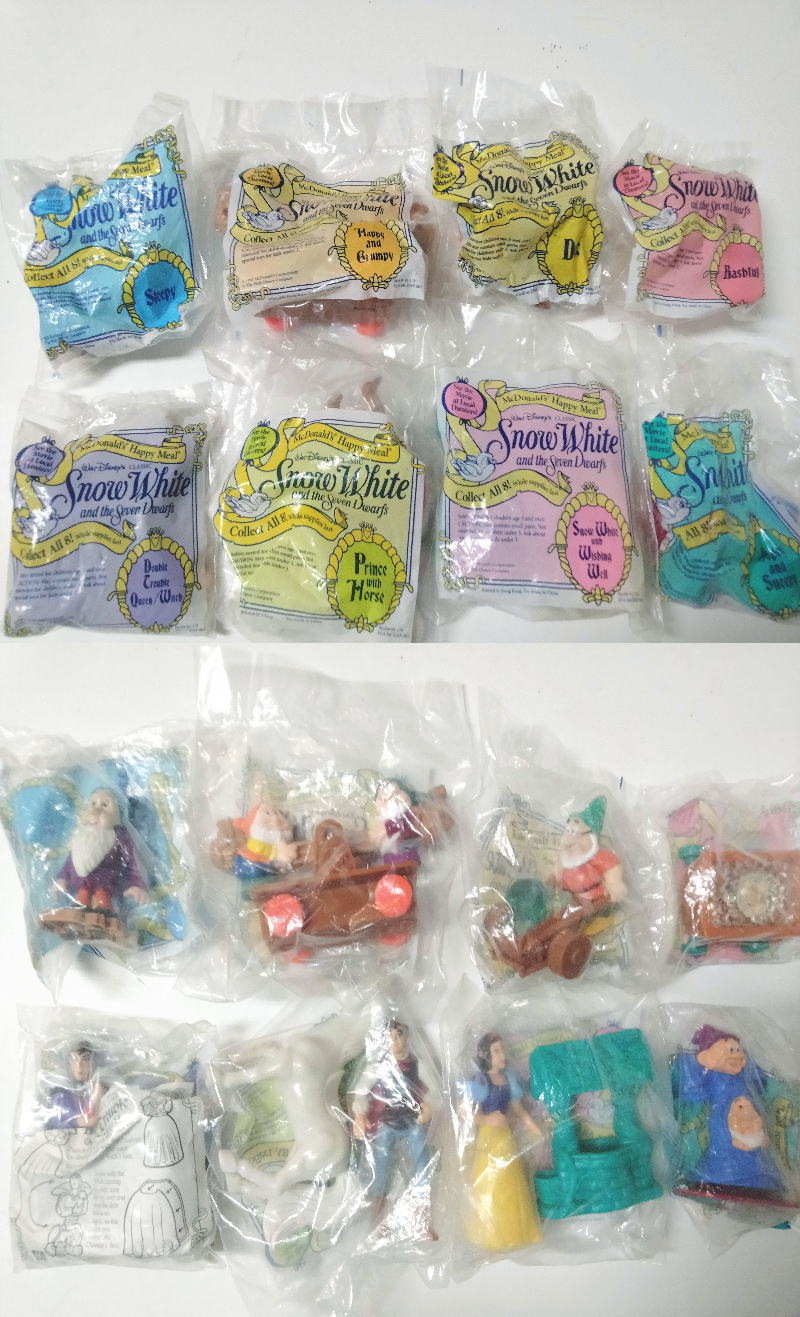白雪姫 マクドナルド ハッピーセット ミールトイ 8点セット フィギュア