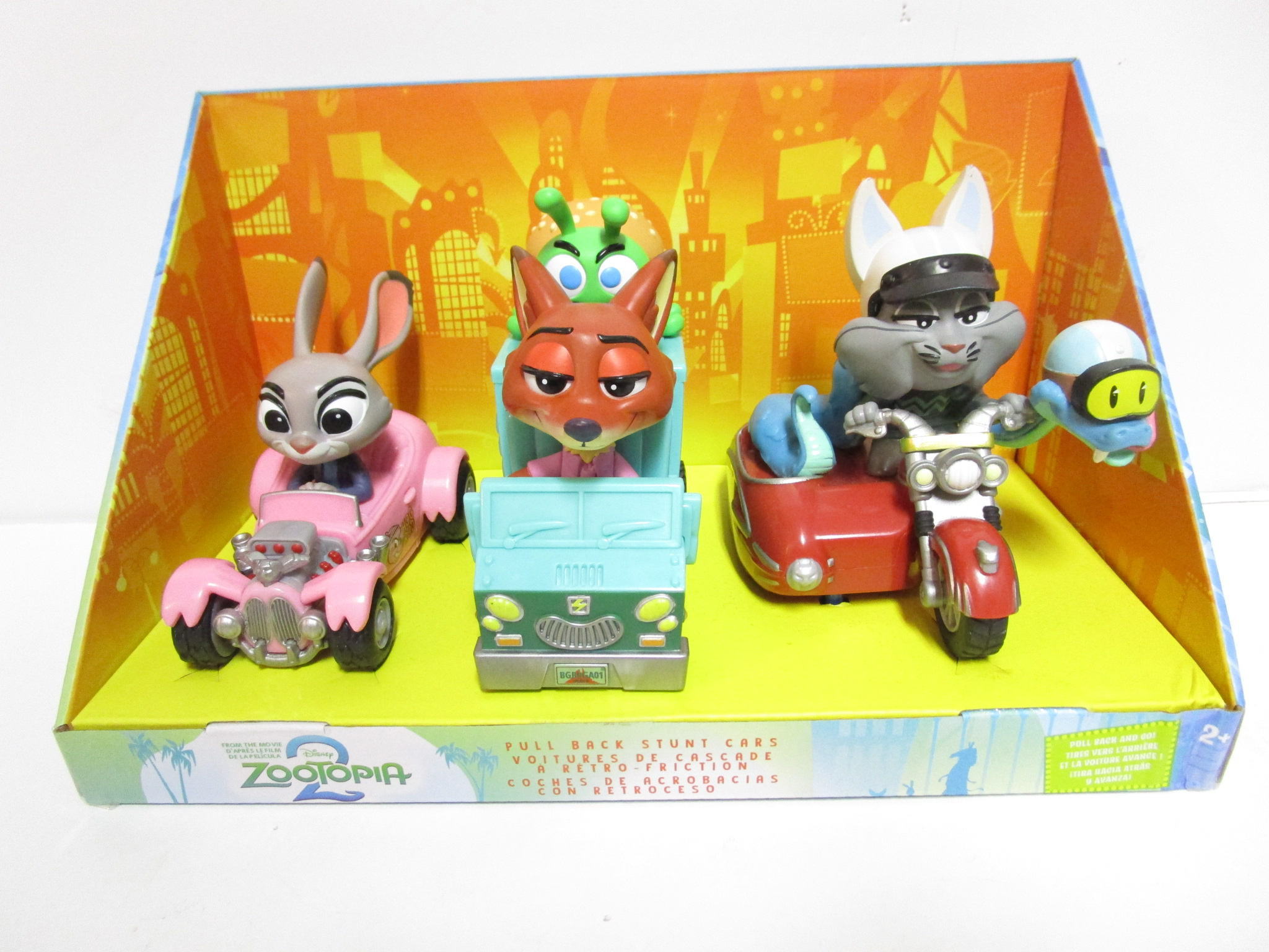 ズートピア2 プルバックカー フィギュア 3点入りセット ディズニー