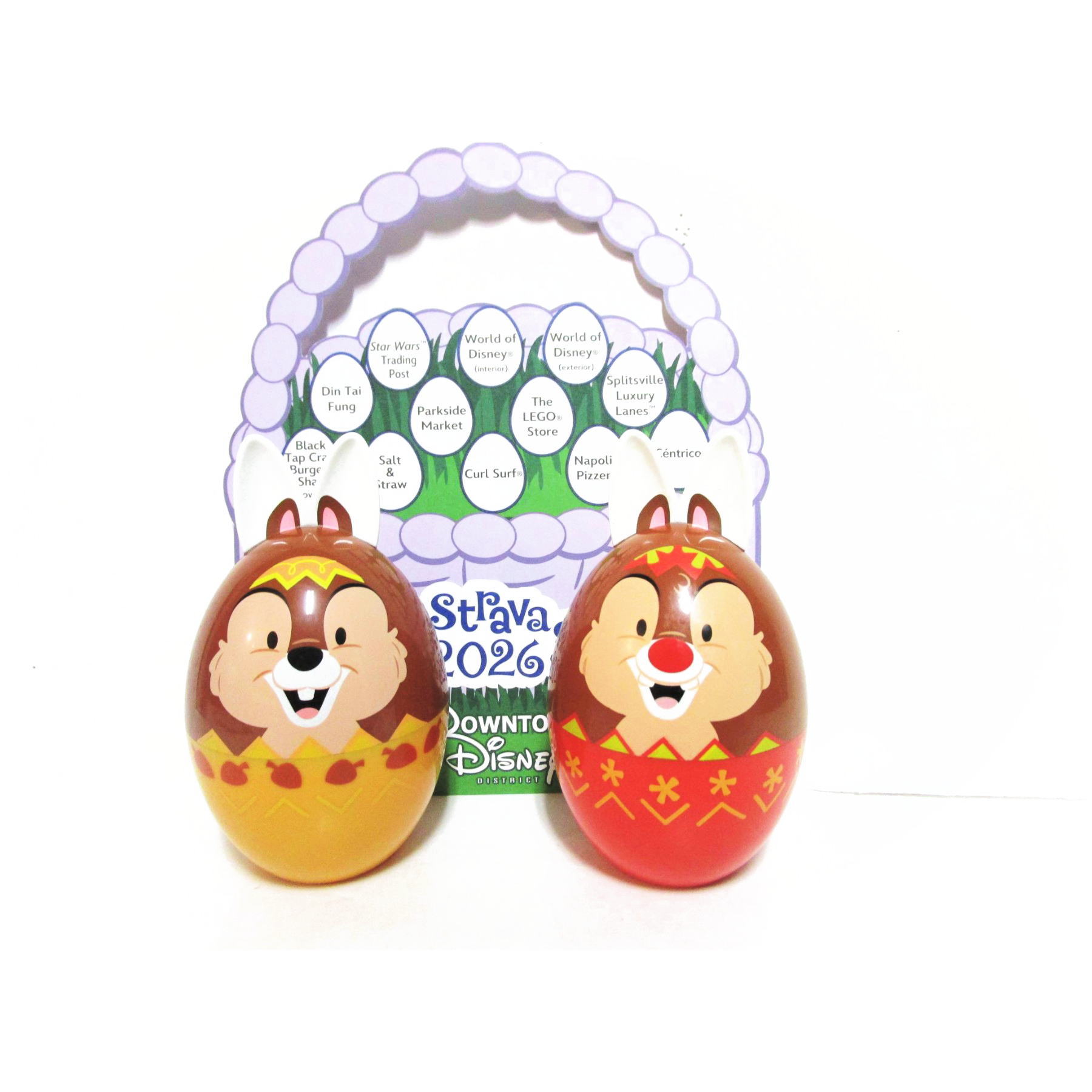 チップとデール イースターエッグ フィギュア ダウンタウンディズニー