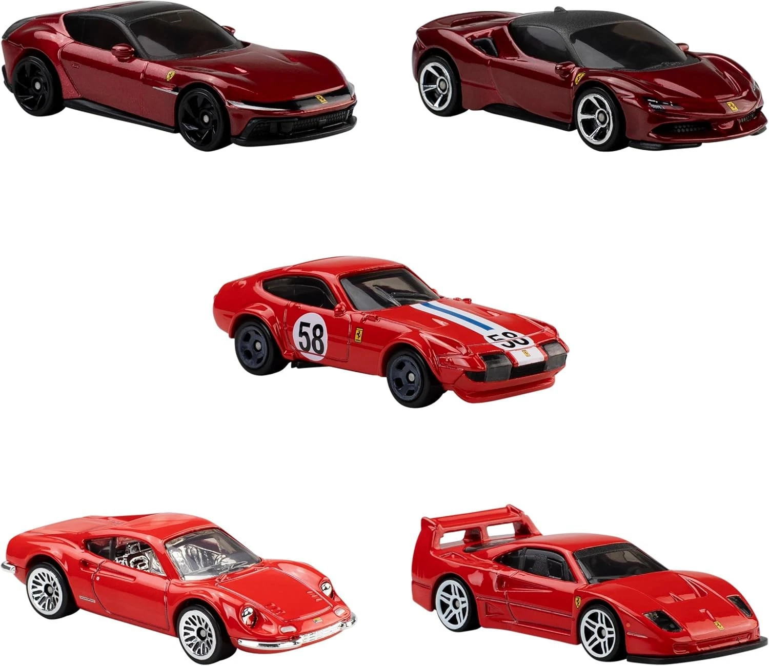 ホットウィール フェラーリ 5点入りパック Hot Wheels Ferrari 5 Pack
