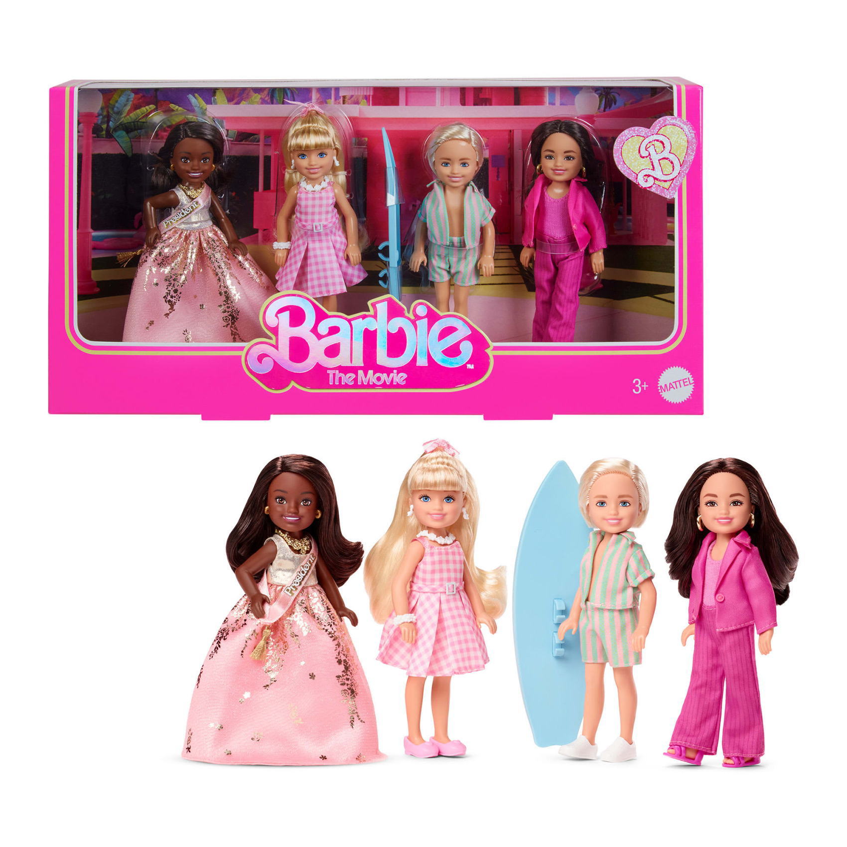 映画 「バービー」 チェルシー ドール 4体入りセット Barbie The Movie