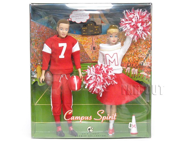 バービー&ケン チアリーダー アメリカンフットボール ドール 人形