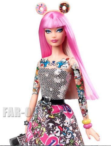 バービー ラブズ トキドキ 10周年記念 ドール 人形 ブラックラベル Barbie Loves tokidoki(CMV57)