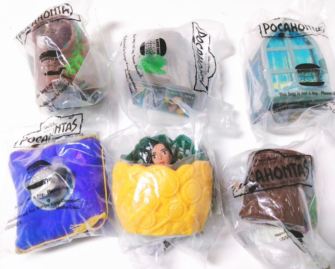 ポカホンタス バーガーキング ミールトイ 6点セット ディズニー Disney