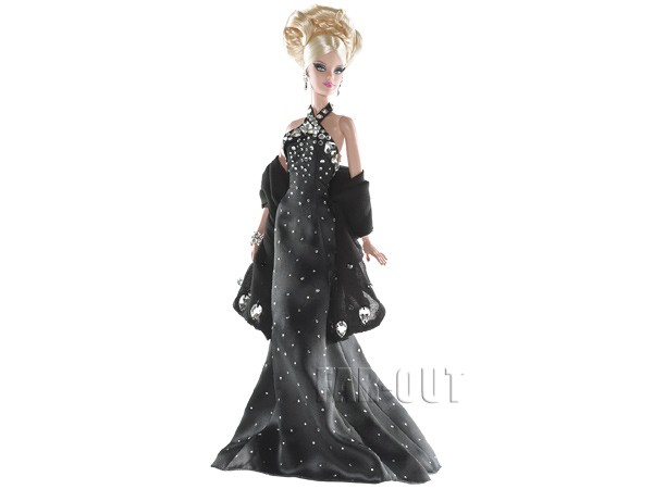 バービー Beaded Gown ビィーデッドガウン プラチナラベル ファン 