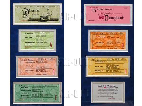 ディズニーランド 1955年 オープニング 復刻チケット メダル付き