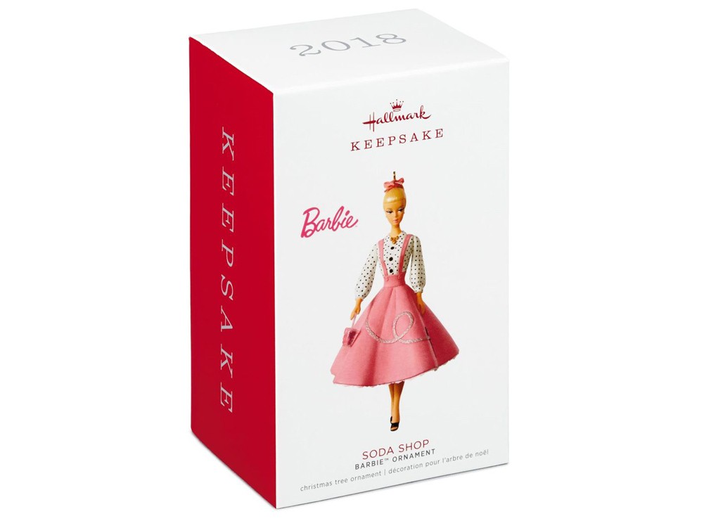 ホールマーク 2018 オーナメント バービー ソーダショップ Barbie Soda