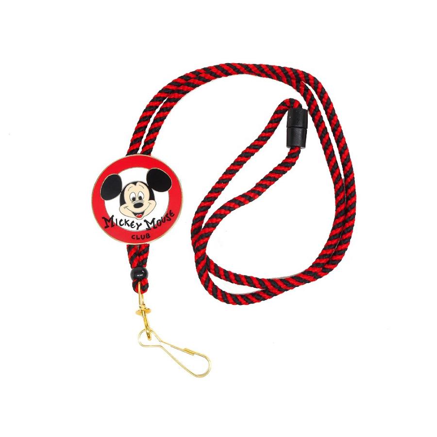 ミッキーマウスクラブ ミッキーフェイス ランヤード IDホルダー