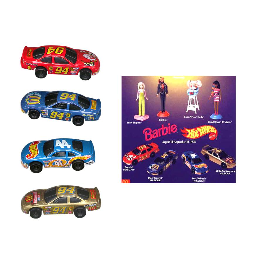 マクドナルド　ミニカー　５個セット ホットウィール マクドナルド ミールトイ 4点セット ダイキャスト