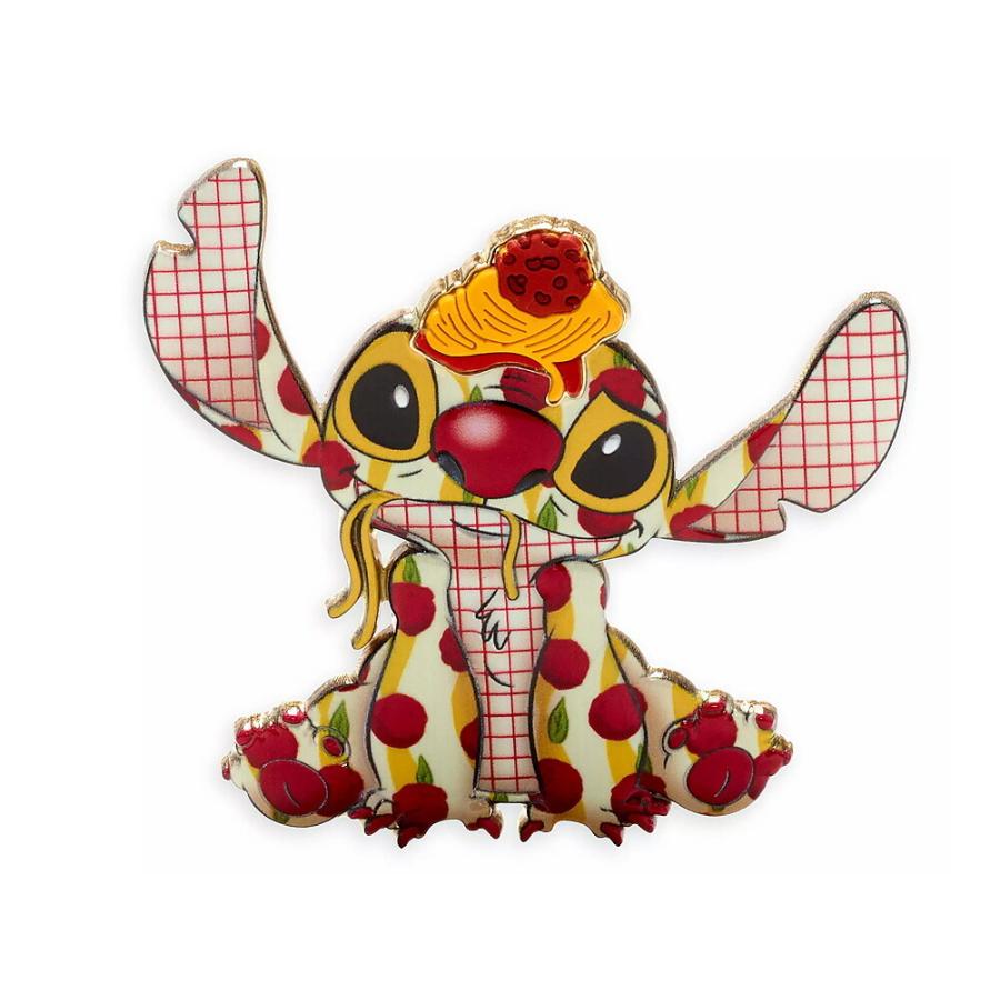 スティッチ CRASHES ぬいぐるみ & 特大ピンズ セット わんわん物語