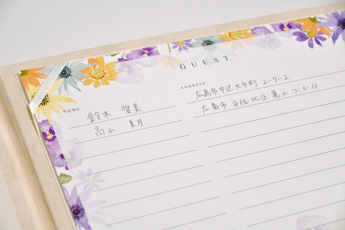 ゲストブック 芳名帳 結婚式 芳名録 受付 ブライダル ウェディング