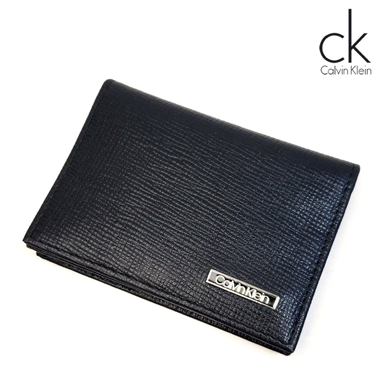 名刺入れ メンズ カードケース カード入れ ブランド ブラック 31ck200003-bk カルバンクライン CK CALVIN KLEIN