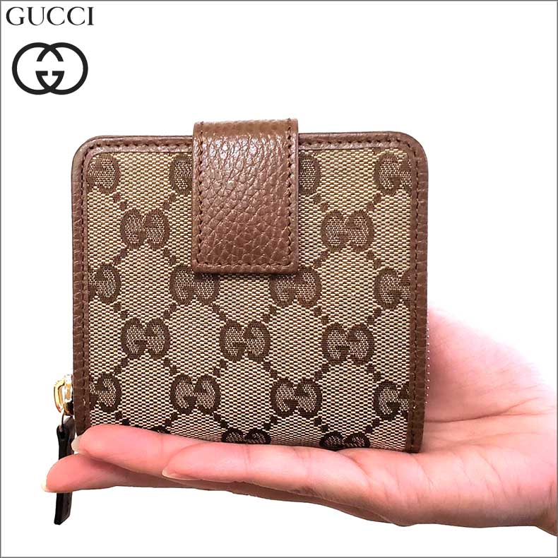 グッチ GUCCI 財布 二つ折り財布 オリジナル GG柄 アウトレット