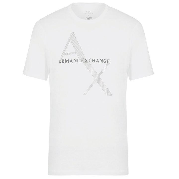 アルマーニ Tシャツ メンズ アルマーニ エクスチェンジ 20代 30代 40代 ARMANI EXCHANGE 半袖 ブランド ロゴ ホワイト 白  半袖 半そで Mサイズ Lサイズ 8NZT76