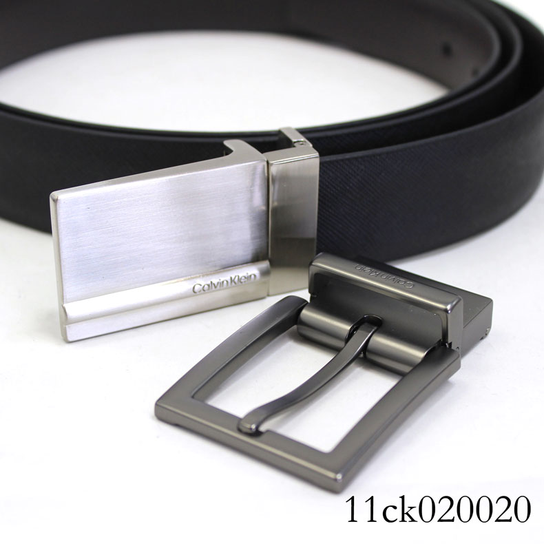 ★新品未使用★ レア　 ベルト CK ロゴ シンプル 新品 カルバンクライン ベルト CK ロゴ レザー ブラック Sサイズ