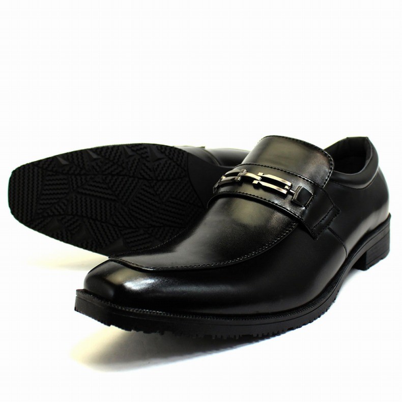 ビジネスシューズ メンズ 防滑ソール ストレートチップ 革靴