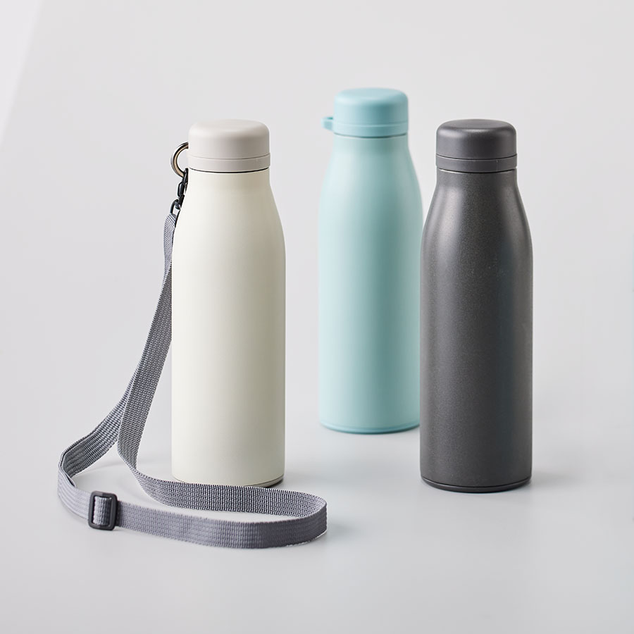 MARKLESS STYLE ショルダーサーモステンレスボトル 水筒 保冷