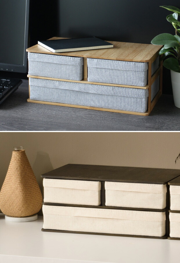 GUDEE（グディ） 収納ケース 卓上チェスト おしゃれ 引き出し 3