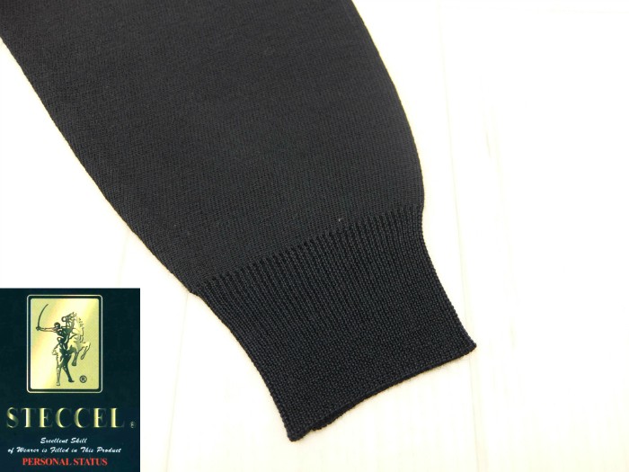 LLサイズのみ】メンズ ニット セーター Vネック ウール混 ステッセル