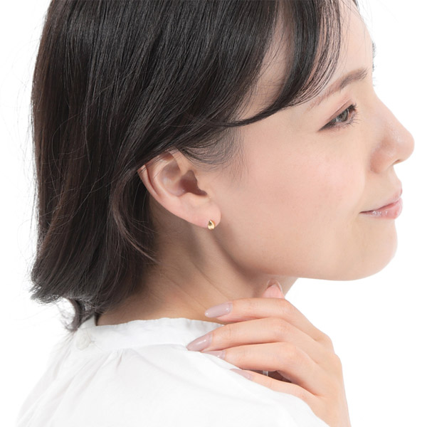 ❤️高品質✨一点限り✨人気18k グリーンクォーツ✨雫ピアス