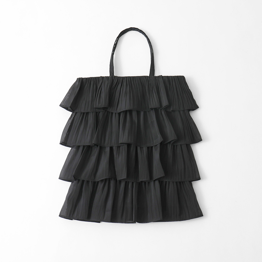 niana ティアードバッグ ミニバッグ シフォン オーガンジー