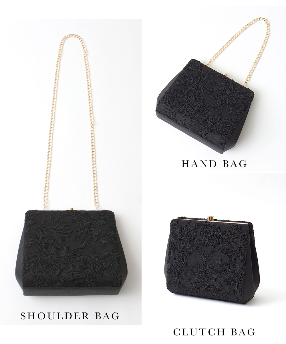 niana パーティー クラッチ パーティーバッグ レース 刺繍