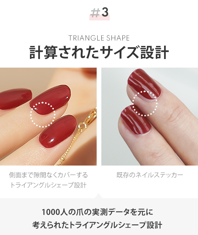 韓国ブランドEDGEU エッジユー 自分でできるネイルシール ジェルネイル ...