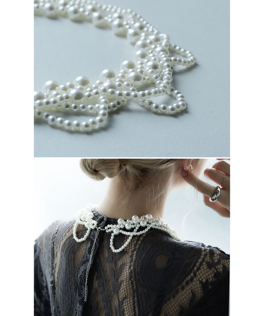 ★完売品★ Designsix ネックレス　つけ襟　結婚式　パーティ ☆完売品☆ Designsix ネックレス つけ襟 結婚式 パーティ