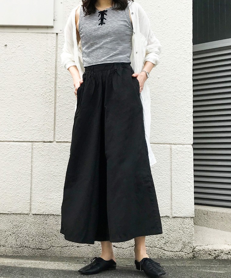 Chacott（チャコット）の「タフタロングガウチョパンツ
