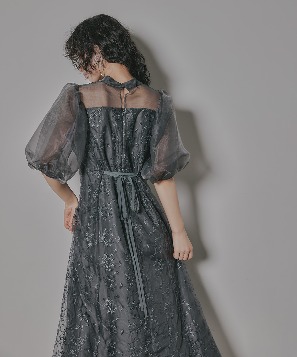 niana 結婚式 ワンピース パーティードレス 刺繍レース レース