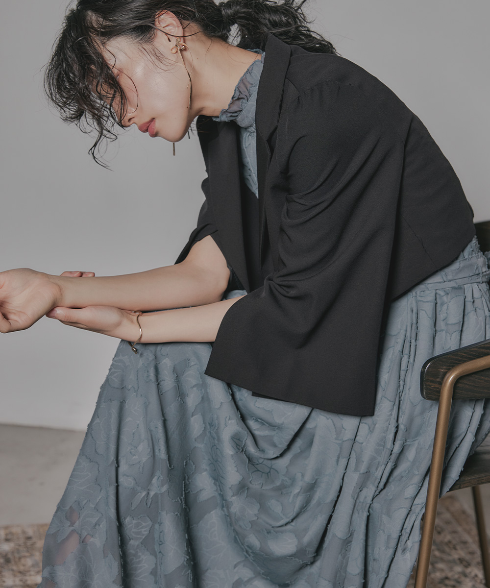 na　フォーマル　ボレロ　ブラウス　スカート　美品　110cm 楽天市場】フォーマル ボレロ レース 黒 羽織 喪服 レディース